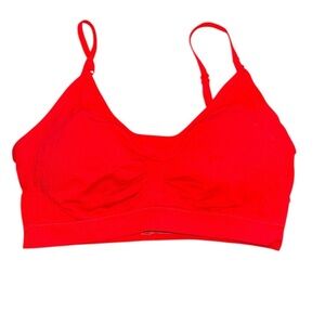 🟣Angelina Red Padded Bralette OS NWOT